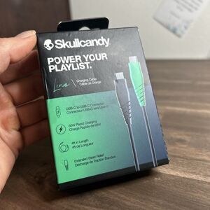 Skullcandy Line Charging Cable - USB-C to USB-C Connector (4 ft Long)